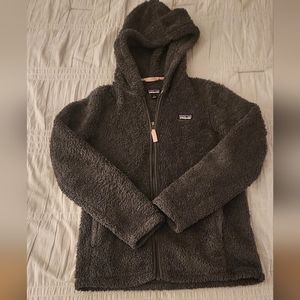 Patagonia Girls Fluffy Fleece Hooded Jacket  Large